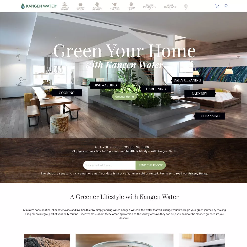 ECO Site website screenshot